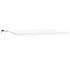 vidaXL Retractable Awning White 600 x 300 cm Fabric and Aluminium