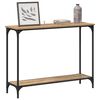 vidaXL Console Table Artisan oak 101 x 30.5 x 75 cm Engineered wood