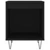 vidaXL Bedside Cabinets 2 pcs Black 40x35x50 cm Engineered Wood