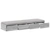 vidaXL Bed Drawers Grey Sonoma 120 x 36.5 x 16.5 cm Engineered Wood