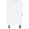 vidaXL Kitchen Base Cabinet Lucca High Gloss White Engineered Wood