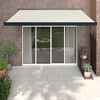vidaXL Retractable Awning Cream 3x2.5 m Fabric and Aluminium
