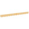 vidaXL Awning Valance Replacement Yellow and White 2.5 m Polyester