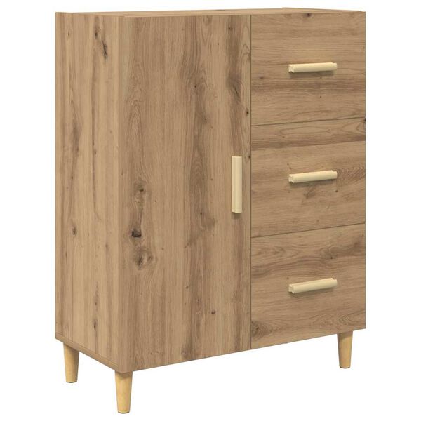 vidaXL Sideboard Artisan Oak 34 x 69.5 x 90 cm Engineered wood