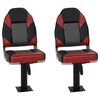 vidaXL Boat Seats 2 pcs with Pedestal 360&deg; Rotatable