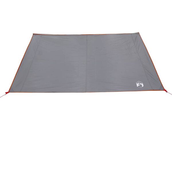 vidaXL Water Resistant Tarp Grey and Orange