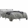 vidaXL Bed Frame without Mattress Grey Sonoma 120x190 cm Small Double