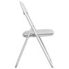 vidaXL Folding Chair 2 pcs White and Grey 48 x 43.5 x 81 cm