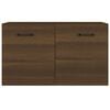 vidaXL Wall Cabinet Brown Oak 60x36.5x35 cm Engineered Wood