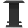 vidaXL Dining Table Black 110x60x75 cm Engineered Wood