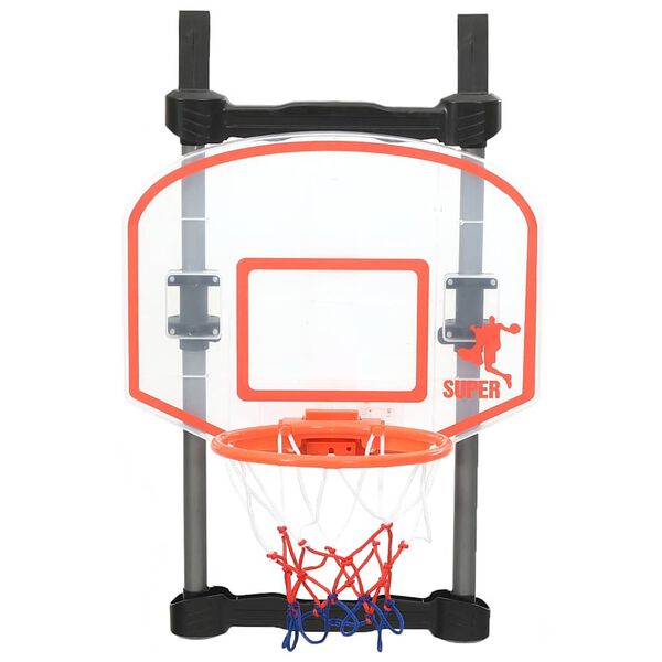 vidaXL Children Basketball Play Set for Door Adjustable