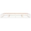 vidaXL Bed Frame without Mattress White 140x200 cm Solid Wood