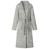 vidaXL Bathrobe without Hood Grey XXXL Flannel