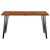 vidaXL Garden Table with Hairpin Legs 140x80x75 cm Solid Acacia Wood