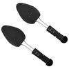 vidaXL Shoe Trees 5 Pairs Black EU 35-38 Plastic