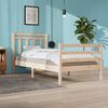 vidaXL Bed Frame without Mattress 90x200 cm Solid Wood