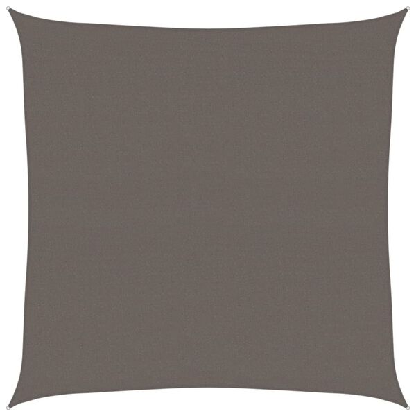 vidaXL Sunshade Sail 160 g/m&sup2; Anthracite 6x6 m HDPE