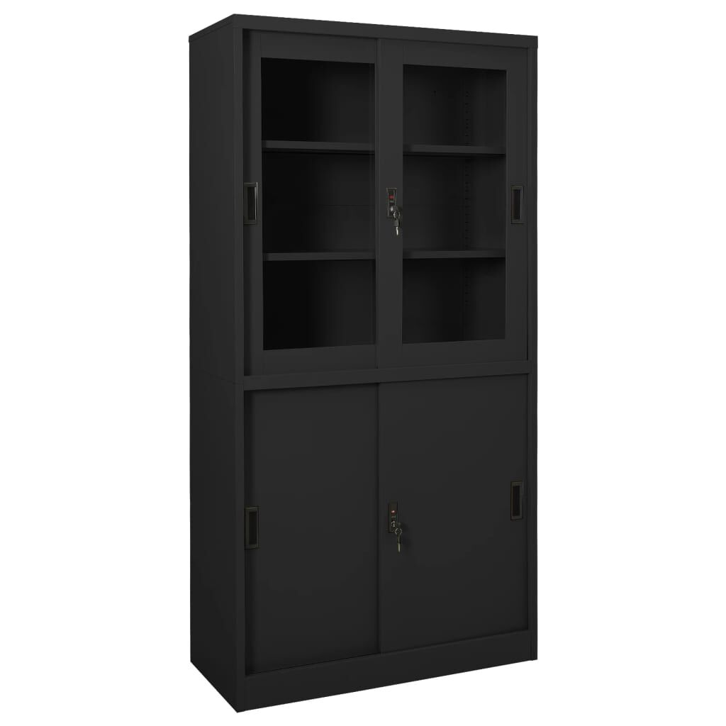 Barn door store china cabinet