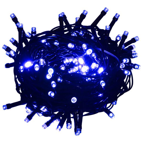 vidaXL LED String with 150 LEDs Blue 15 m PVC