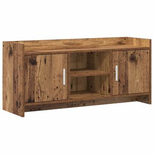 vidaXL TV Cabinet 102 x 33 x 47 cm Old Wood Engineered Wood