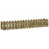 vidaXL Garden Raised Bed with Fence Design 200x30x30 cm Impregnated Wood Pine