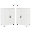 vidaXL Bathroom Furniture Set Wall-mounted 4 pcs High Gloss White