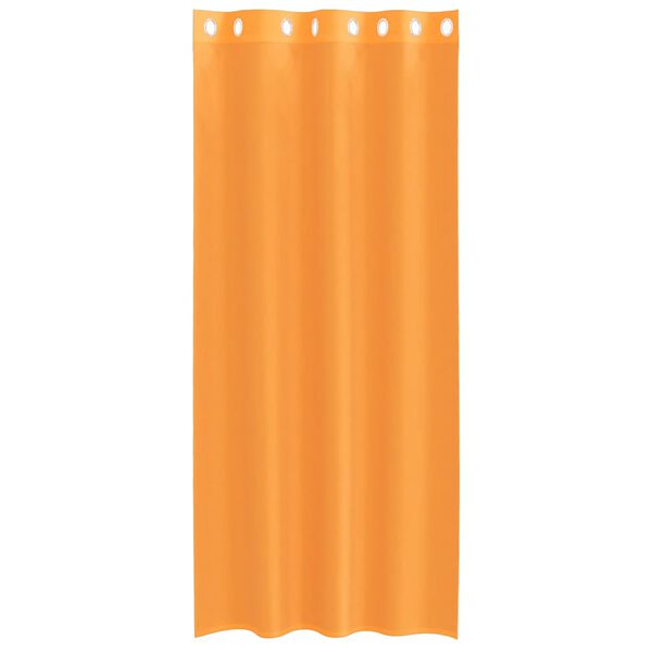 vidaXL Voile Curtains with Grommets 2 pcs Orange 140x245 cm