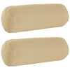 vidaXL Cushion Cover 2 pcs HEERLEN Beige &Oslash; 15 x 40 cm Polyester