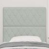vidaXL Headboard with Headboard Light Grey 100 cm Faux Leather