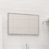 vidaXL Bathroom Mirror Concrete Grey 60x1.5x37 cm Engineered Wood