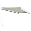 vidaXL Manual Cassette Awning 450x300 cm Cream