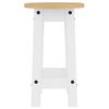 vidaXL 3 Piece Bar Set White Solid Wood Pine