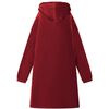 vidaXL Blanket Hoodie Bordeaux Red S Fleece and Flannel