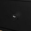 vidaXL Bedside Tables 2 pcs Solid Pinewood 40x30x61 cm Black