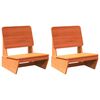 vidaXL Garden Chairs 2 pcs Wax Brown 60x64x70.5 cm Solid Wood Pine