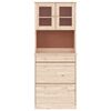 vidaXL Highboard ALTA 77x35x188 cm Solid Wood Pine