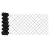 vidaXL Fence Post Grey 25 x 0.6 m (60 x 60 mm mesh) Steel and PVC