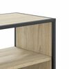 vidaXL TV Cabinet Sonoma Oak 100x31x39.5 cm Engineered Wood and Metal