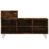 vidaXL Shoe Cabinet Smoked Oak 102x36x60 cm Engineered Wood