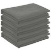 vidaXL Table Cloth 5 pcs Oval Light Grey 130 x 180 cm