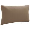 vidaXL Back Cushion PUTTEN 100% Polyester Taupe 70 x 40 x 15 cm