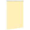 vidaXL Roller Blind Blackout Yellow 115x150 cm Fabric Width 110.7 cm Polyester