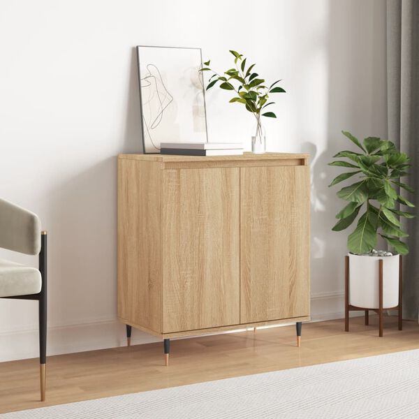 vidaXL Sideboard Sonoma Oak 60x35x70 cm Engineered Wood