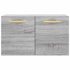 vidaXL Wall Cabinet Grey Sonoma 60x36.5x35 cm Engineered Wood