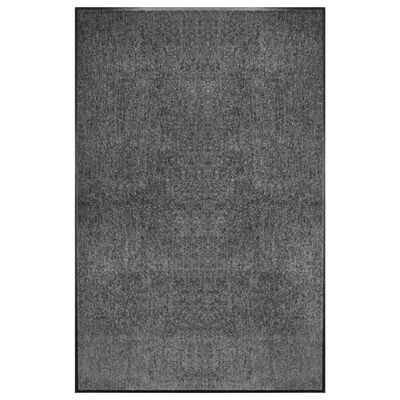 vidaXL Doormat Washable Anthracite 120x180 cm