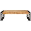 vidaXL Bathroom Shelf Brown 80 x 50 x 23 cm Soild Rough Mango Wood