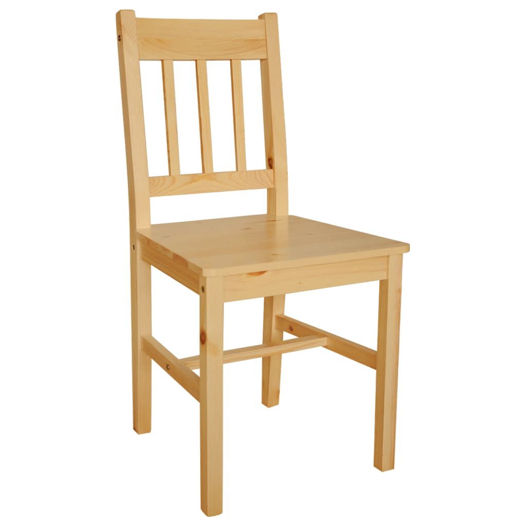 Simple wooden shop dining chairs