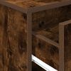 vidaXL Bedside Cabinet with Drawer Smoked Oak 40x34x50 cm