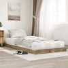 vidaXL Floor Bed Frame Artisan Oak 90 x 200 cm Engineered Wood