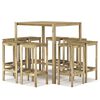 vidaXL 9 Piece Garden Bar Set Impregnated Pinewood